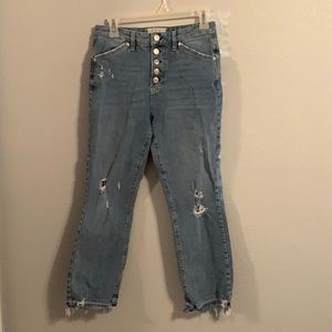 Free People Straight Leg Jeans